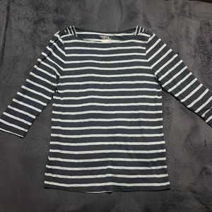 Striped Blue Long Sleeve Shirt